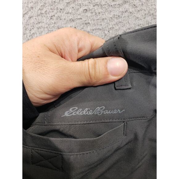 Eddie Bauer Cargo Pants Women's 16 Gray Fleece Lined Stretch Gorpcore 38x32 - Picture 11 of 16